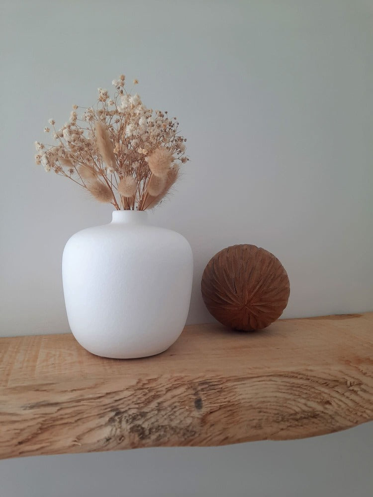 vase blanc céramique design