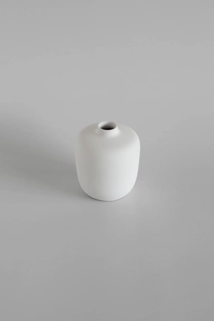 vase blanc design